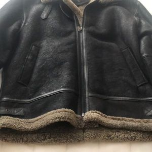 Shearling Leather Coat